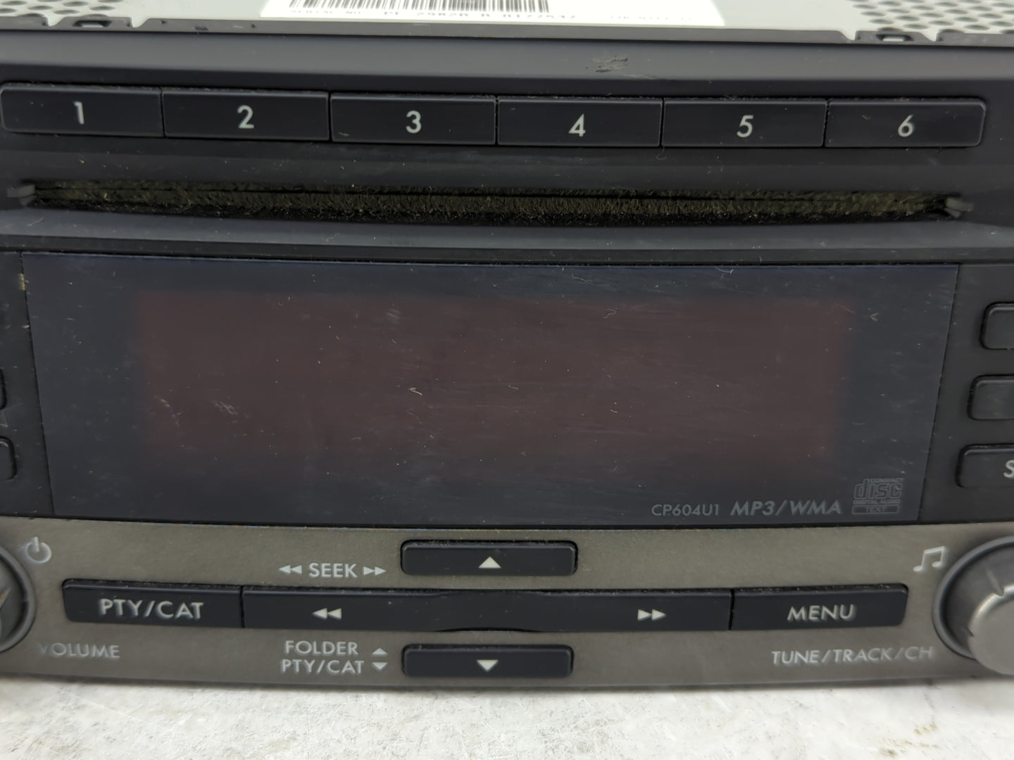 2011 Subaru Forester Radio AM FM Cd Player Receiver Replacement P/N:86201SC601 Fits OEM Used Auto Parts - Oemusedautoparts1.