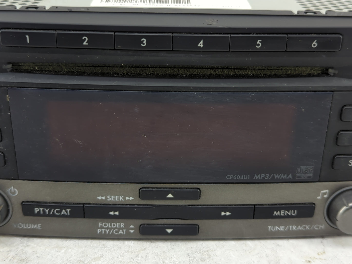 2011 Subaru Forester Radio AM FM Cd Player Receiver Replacement P/N:86201SC601 Fits OEM Used Auto Parts - Oemusedautoparts1.