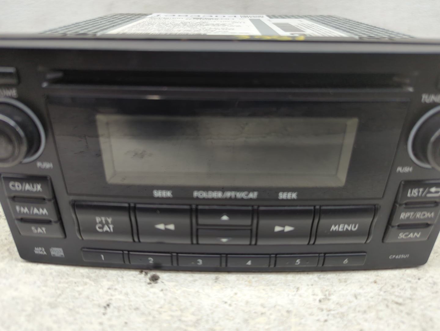 2011 Subaru Forester Radio AM FM Cd Player Receiver Replacement P/N:86201SC620 Fits OEM Used Auto Parts - Oemusedautoparts1.