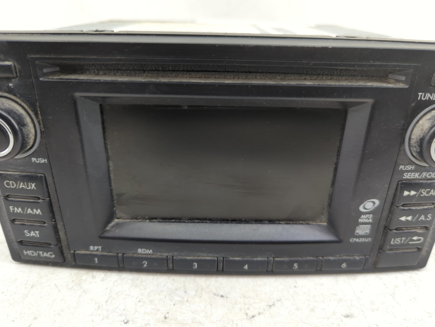 2011 Subaru Forester Radio AM FM Cd Player Receiver Replacement P/N:86201SC630 Fits OEM Used Auto Parts - Oemusedautoparts1.