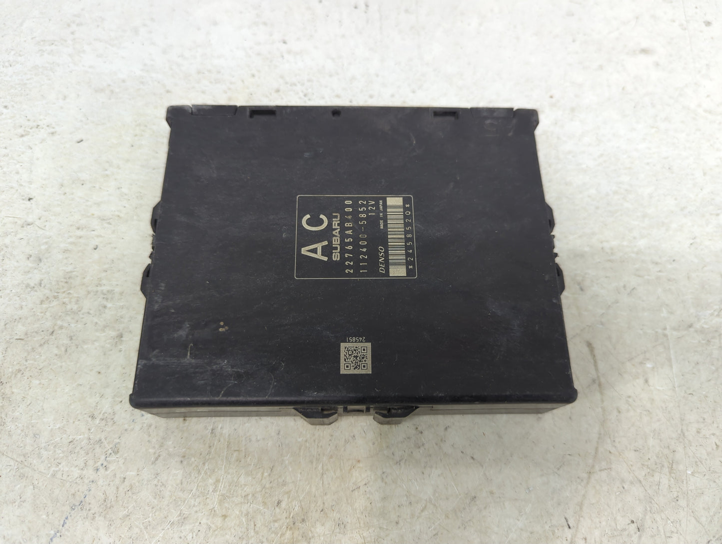 2011 Subaru Forester PCM Engine Control Computer ECU ECM PCU OEM P/N:22765AB400 112400-5852 Fits OEM Used Auto Parts - Oemus