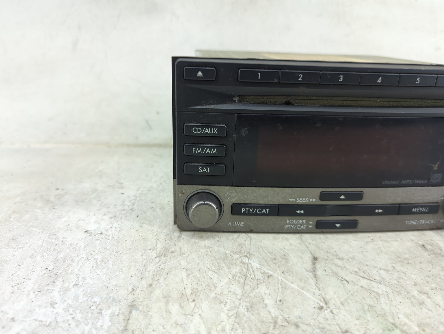 2011 Subaru Forester Radio AM FM Cd Player Receiver Replacement P/N:86201SC601 PF-2982B-B, CP604U1 Fits OEM Used Auto Parts 