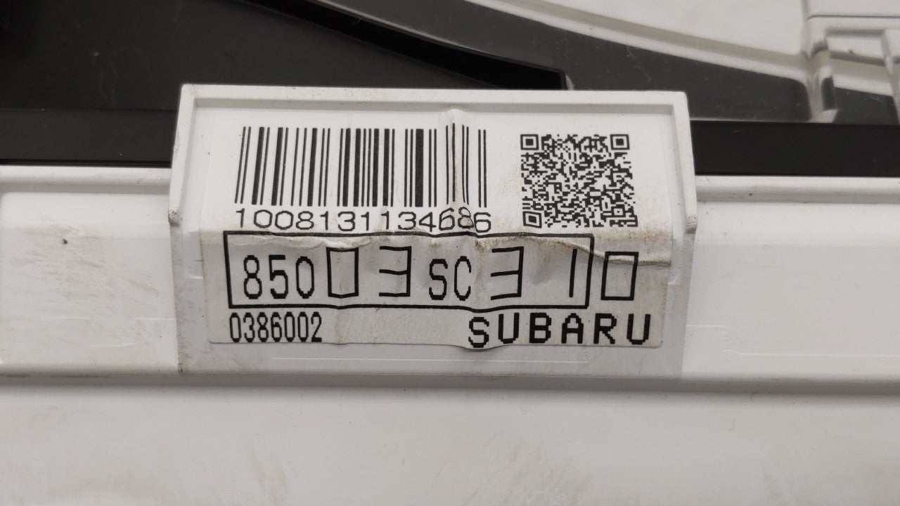 2011 Subaru Forester Instrument Cluster Speedometer Gauges P/N:85003SC310 Fits OEM Used Auto Parts - Oemusedautoparts1.com