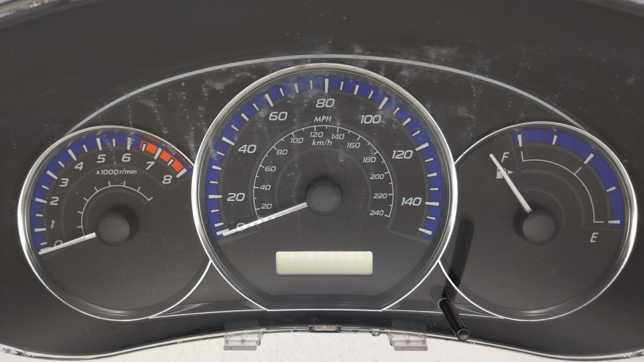 2011 Subaru Forester Instrument Cluster Speedometer Gauges P/N:85003SC310 Fits OEM Used Auto Parts - Oemusedautoparts1.com