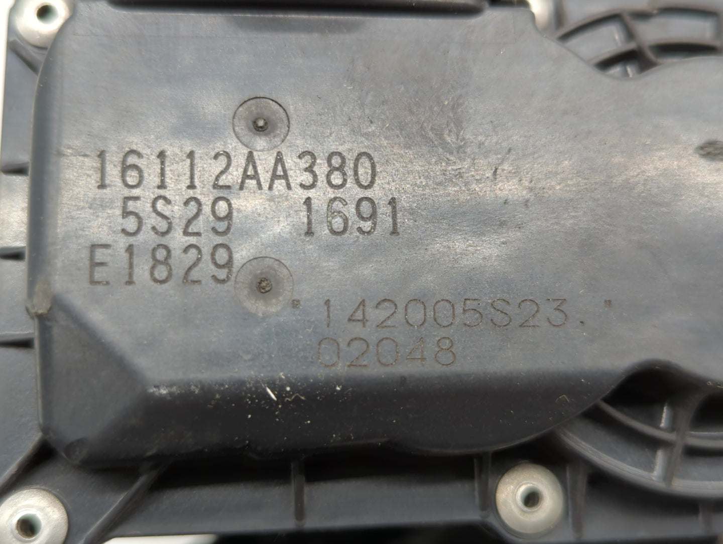 2011-2017 Subaru Forester Throttle Body P/N:16112AA380 Fits Fits 2011 2012 2013 2014 2015 2016 2017 OEM Used Auto Parts - Oe