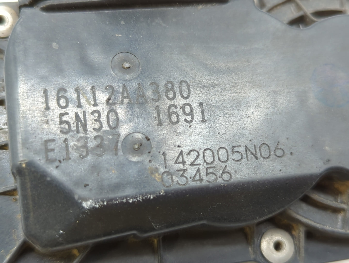 2011-2017 Subaru Forester Throttle Body P/N:16112AA380 Fits Fits 2011 2012 2013 2014 2015 2016 2017 OEM Used Auto Parts - Oe