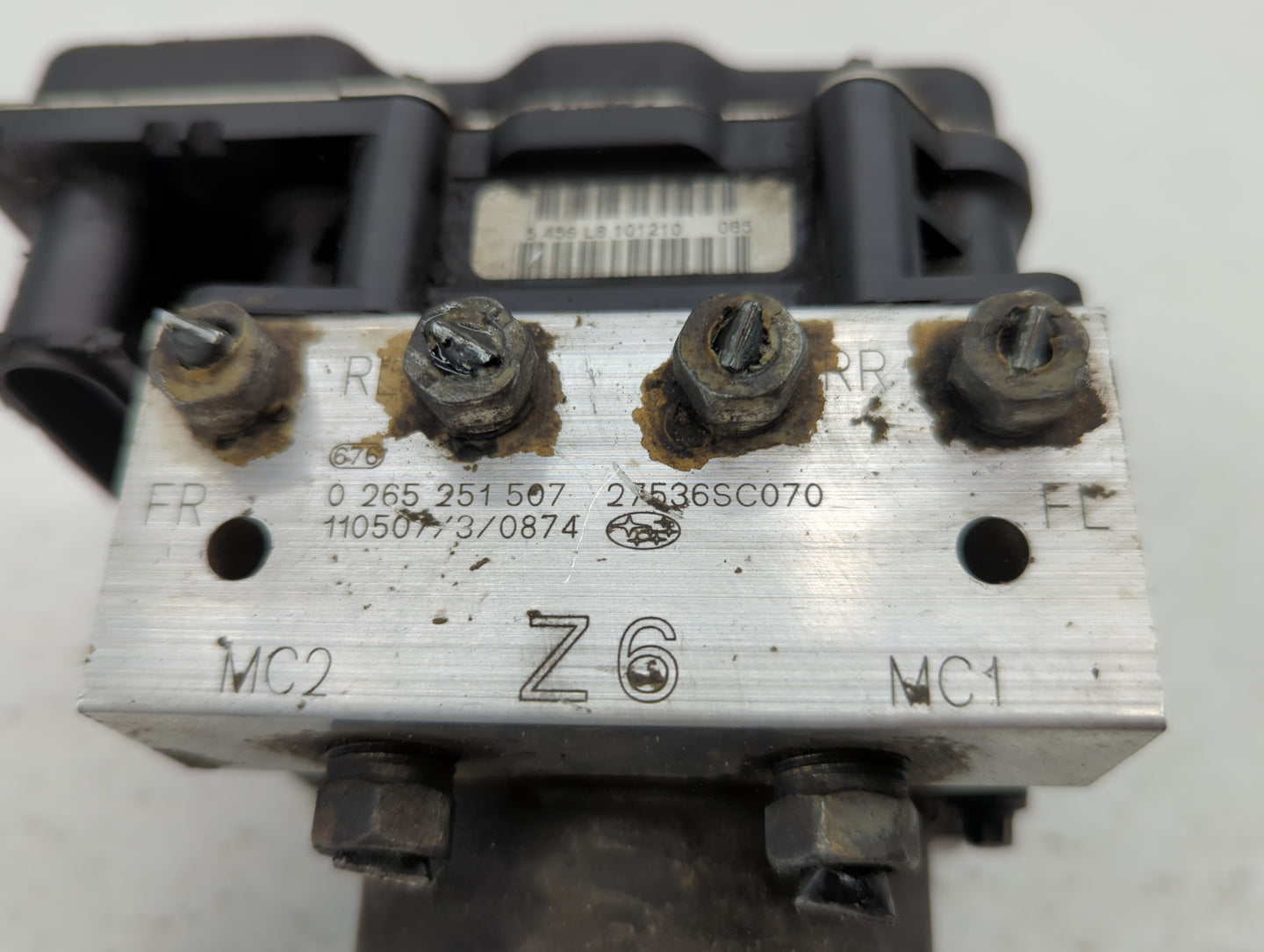 2011 Subaru Forester ABS Pump Control Module Replacement P/N:0 265 251 507 27536SC070 Fits OEM Used Auto Parts - Oemusedauto