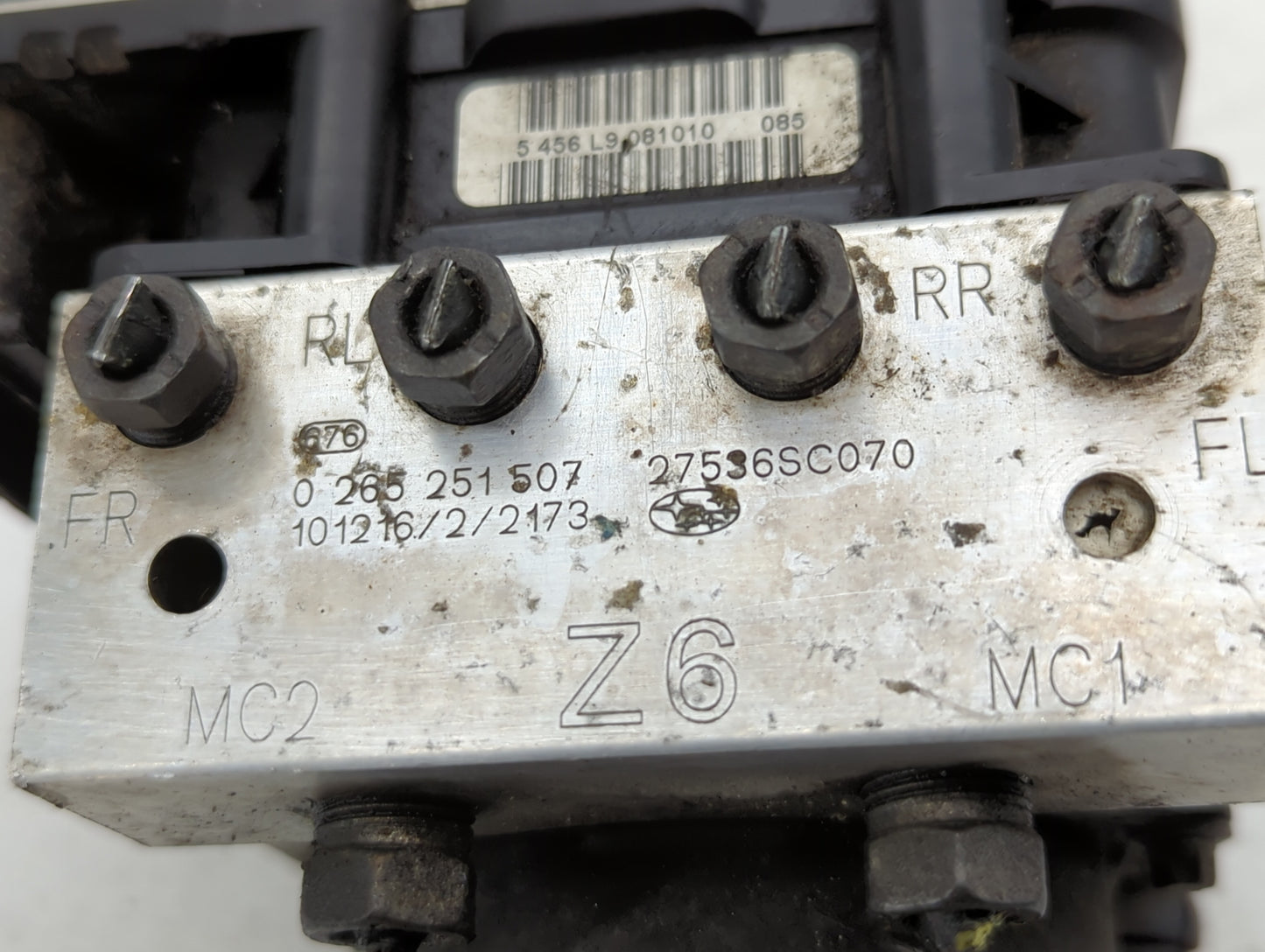 2011 Subaru Forester ABS Pump Control Module Replacement P/N:27536SC070 Fits OEM Used Auto Parts - Oemusedautoparts1.com