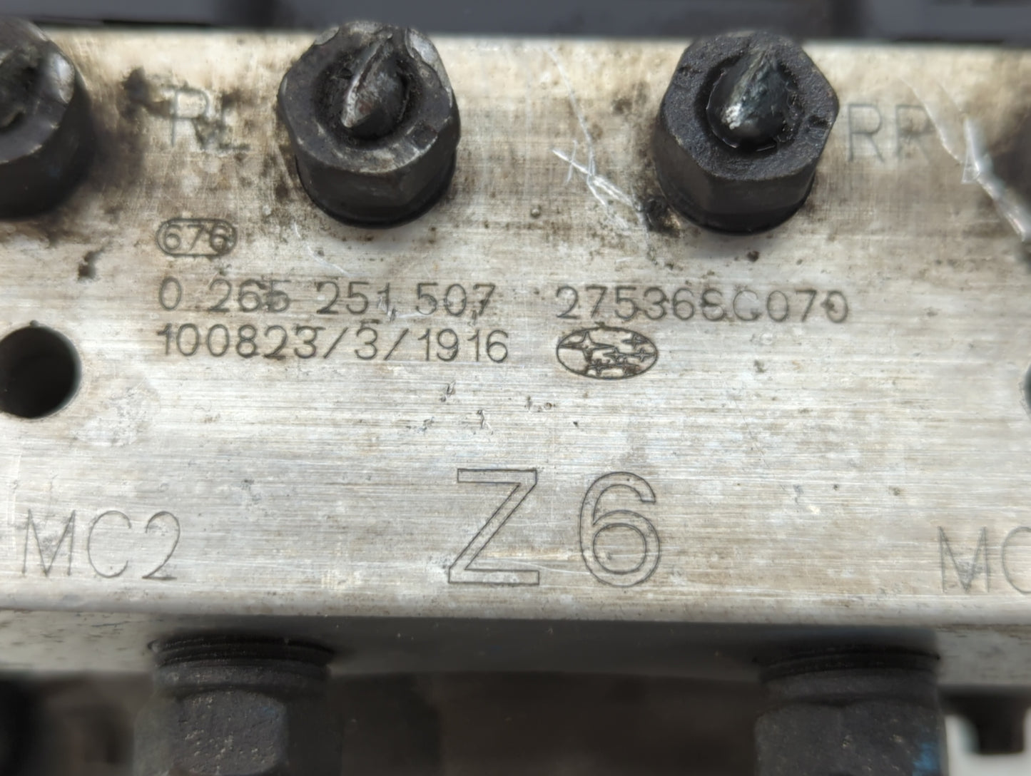 2011 Subaru Forester ABS Pump Control Module Replacement P/N:27536SC070 Fits OEM Used Auto Parts - Oemusedautoparts1.com