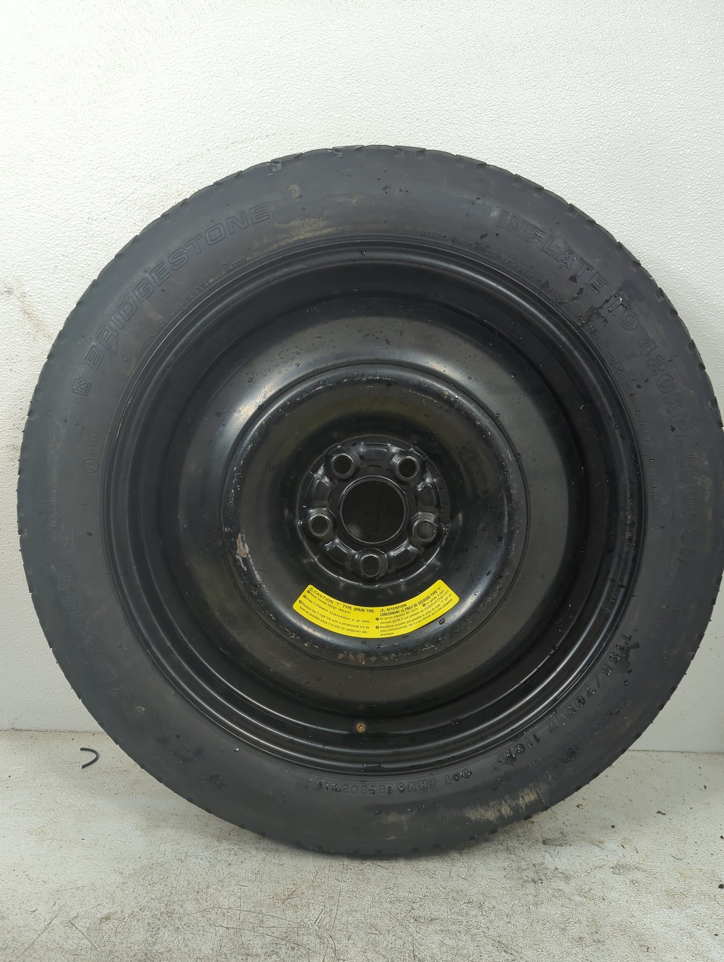 2011 Subaru Forester Spare Donut Tire Wheel Rim Oem - Oemusedautoparts1.com