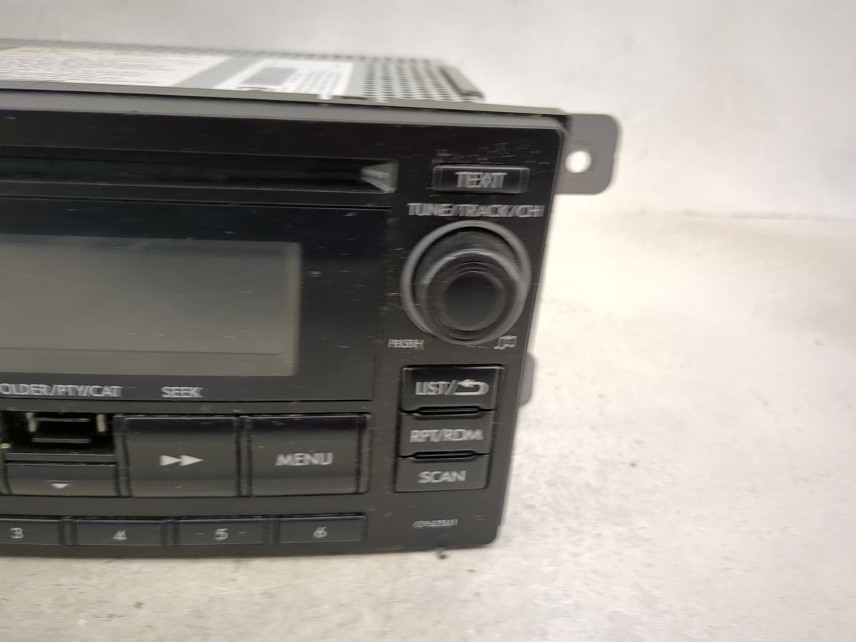 2011 Subaru Forester Radio AM FM Cd Player Receiver Replacement Fits OEM Used Auto Parts - Oemusedautoparts1.com