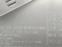 2010-2013 Subaru Forester Fusebox Fuse Box Panel Relay Module P/N:MB502096B Fits Fits 2010 2011 2012 2013 OEM Used Auto Part