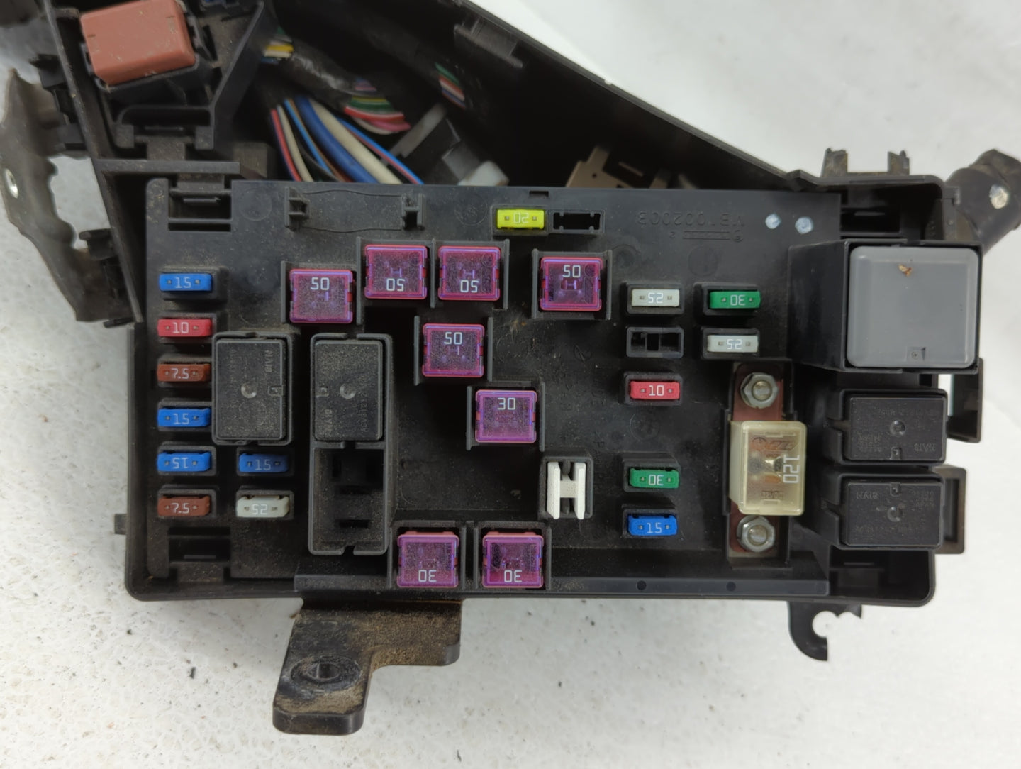 2010-2013 Subaru Forester Fusebox Fuse Box Panel Relay Module P/N:MB100200B Fits Fits 2010 2011 2012 2013 OEM Used Auto Part