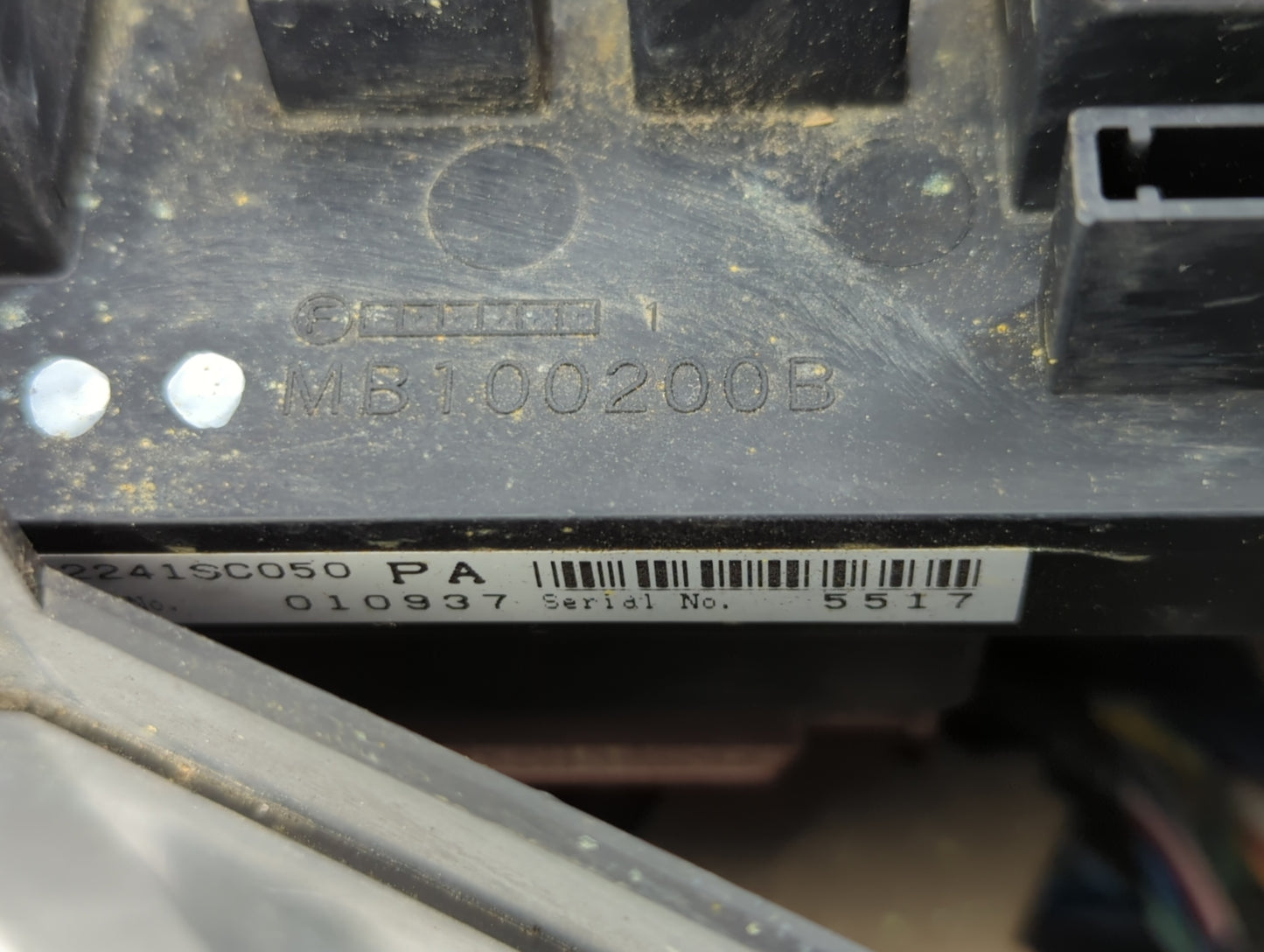 2009 Subaru Forester Fusebox Fuse Box Panel Relay Module P/N:MB502096B MB100200B Fits Fits 2008 2010 2011 OEM Used Auto Part