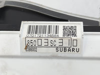 2011 Subaru Forester Instrument Cluster Speedometer Gauges P/N:85003SC310 Fits OEM Used Auto Parts - Oemusedautoparts1.com
