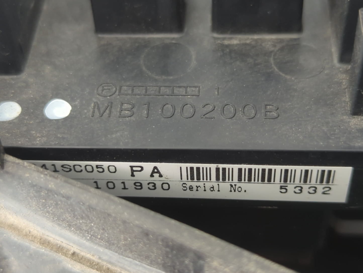 2010-2013 Subaru Forester Fusebox Fuse Box Panel Relay Module P/N:MB100200B Fits Fits 2010 2011 2012 2013 OEM Used Auto Part