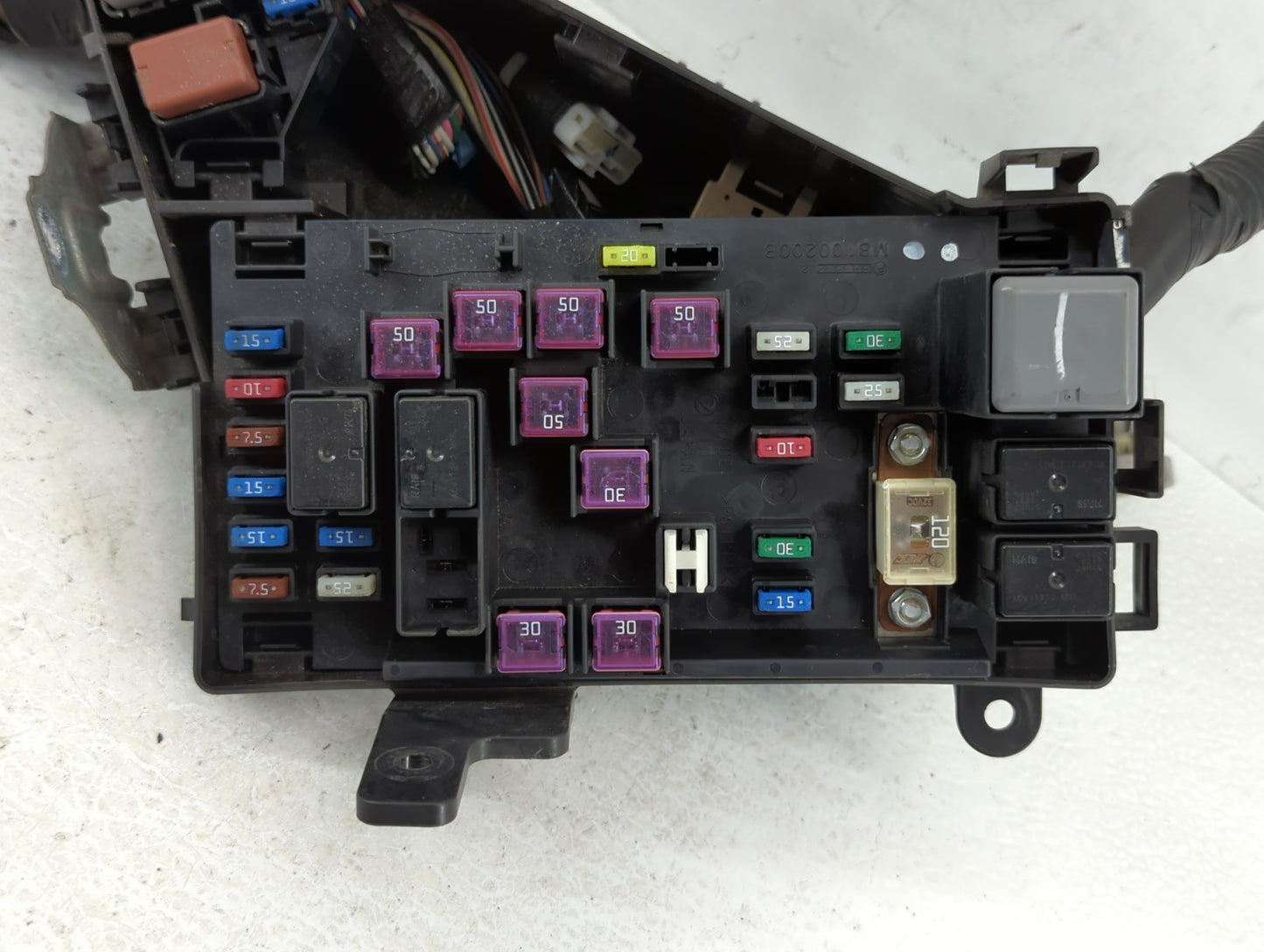 2010-2013 Subaru Forester Fusebox Fuse Box Panel Relay Module P/N:MB100200B Fits Fits 2010 2011 2012 2013 OEM Used Auto Part