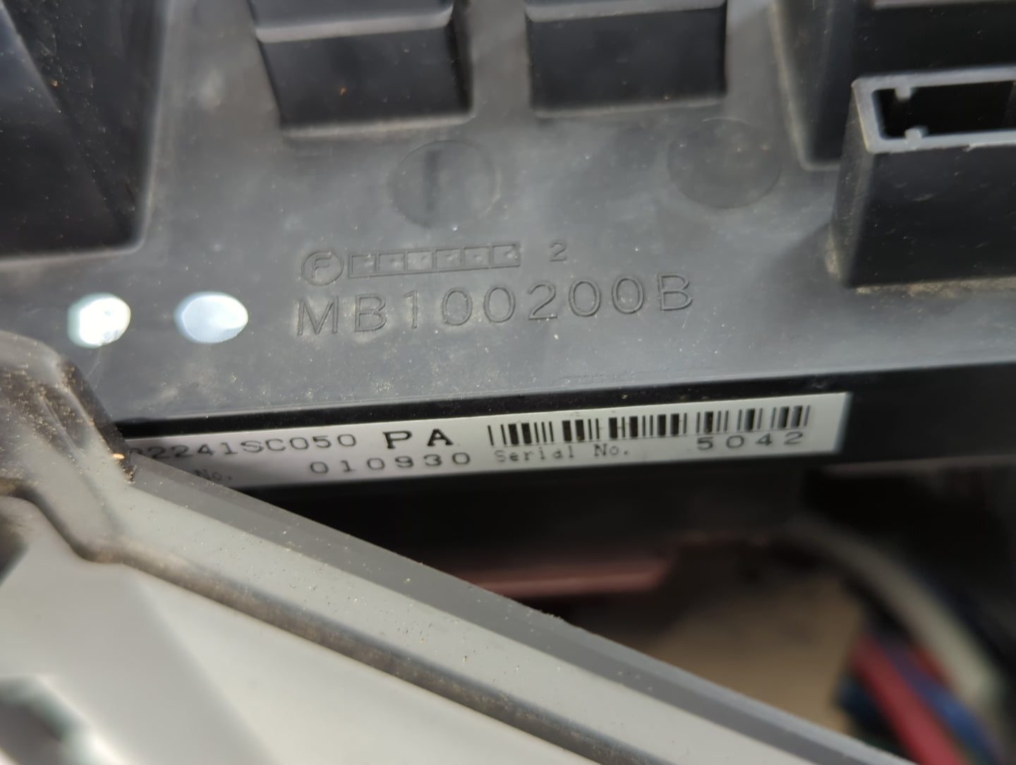 2010-2013 Subaru Forester Fusebox Fuse Box Panel Relay Module P/N:MB100200B Fits Fits 2010 2011 2012 2013 OEM Used Auto Part