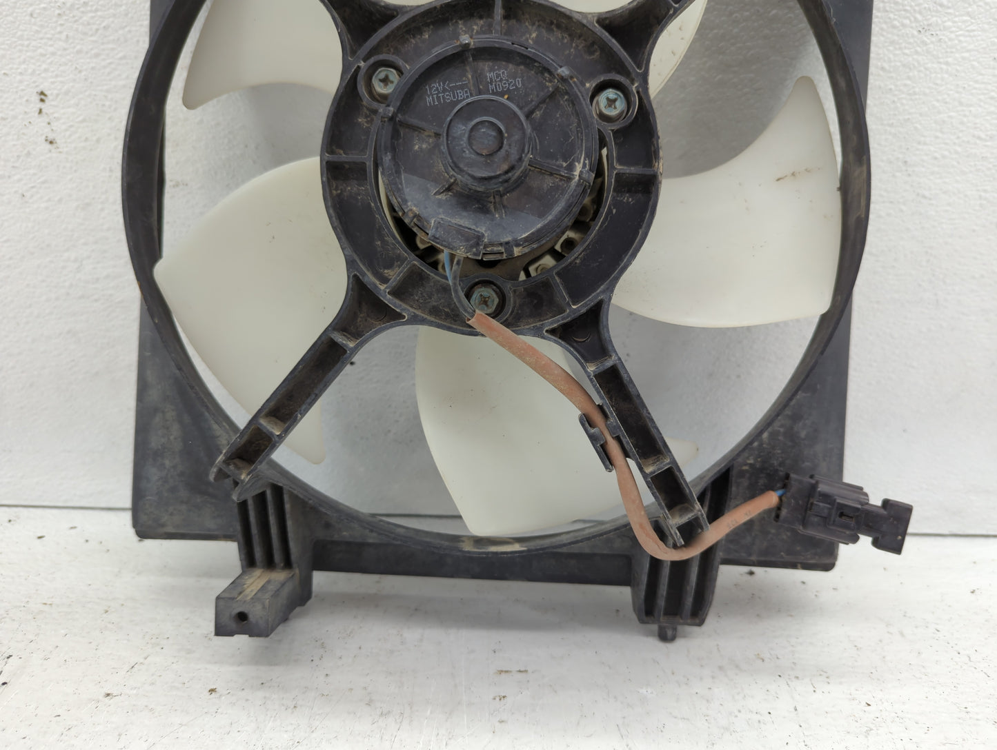 Subaru Forester Left Radiator Fan Motor Assembly - Oemusedautoparts1.com