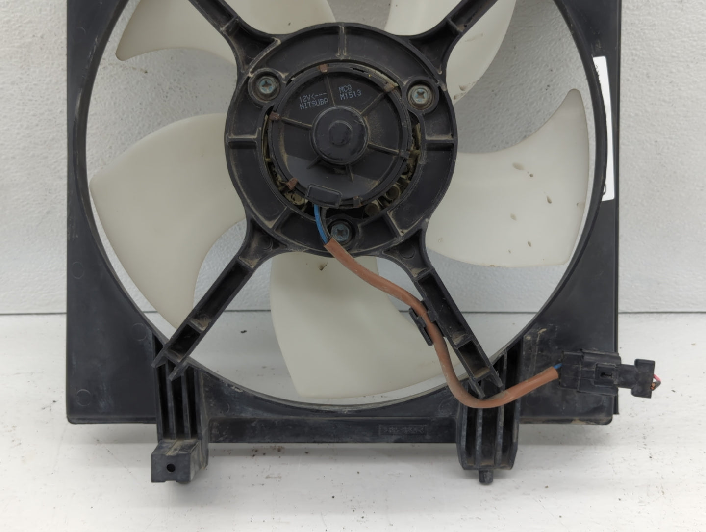 Subaru Forester Left Radiator Fan Motor Assembly - Oemusedautoparts1.com