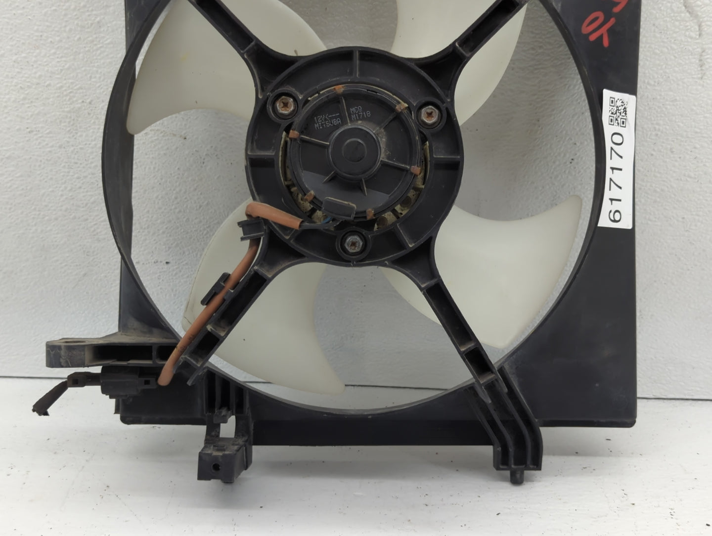 Subaru Forester Left Radiator Fan Motor Assembly - Oemusedautoparts1.com