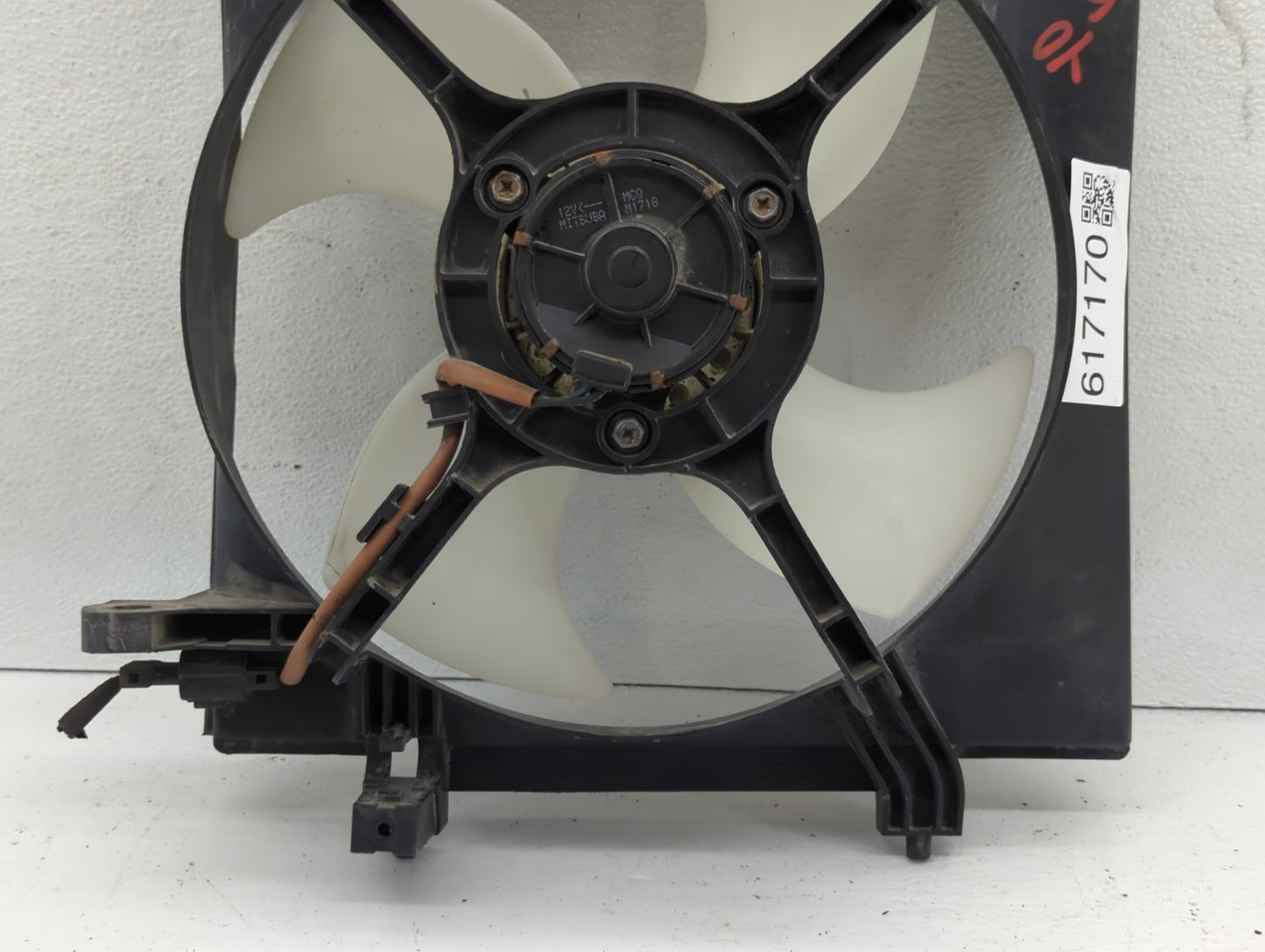 Subaru Forester Left Radiator Fan Motor Assembly - Oemusedautoparts1.com