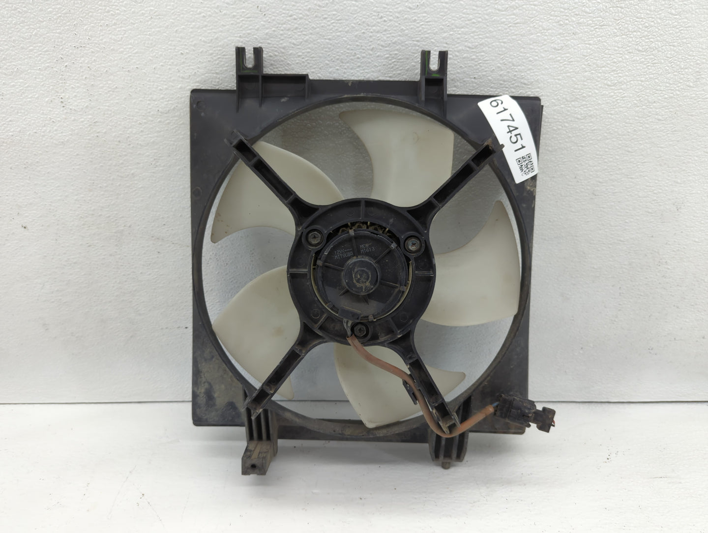 Subaru Forester Left Radiator Fan Motor Assembly Black - Oemusedautoparts1.com