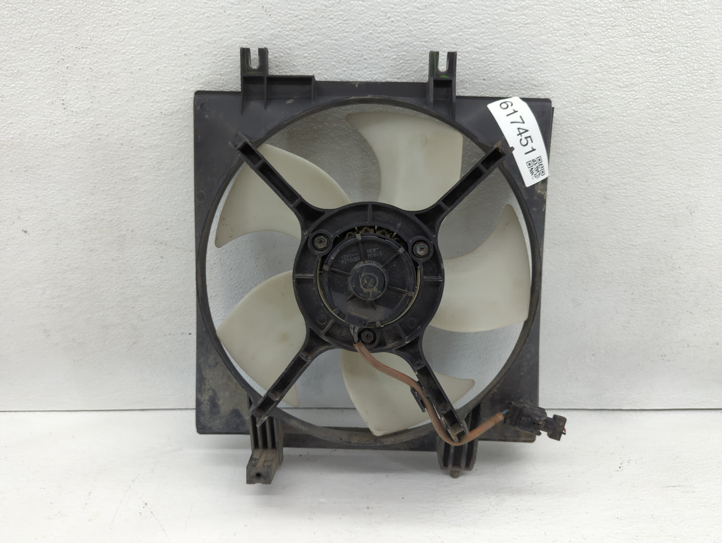 Subaru Forester Left Radiator Fan Motor Assembly Black - Oemusedautoparts1.com