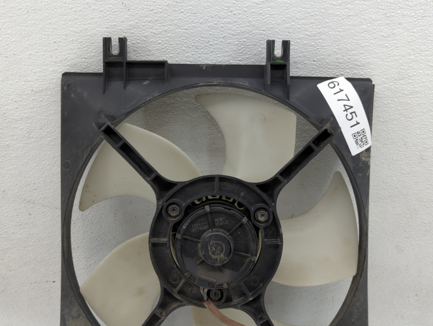 Subaru Forester Left Radiator Fan Motor Assembly Black - Oemusedautoparts1.com