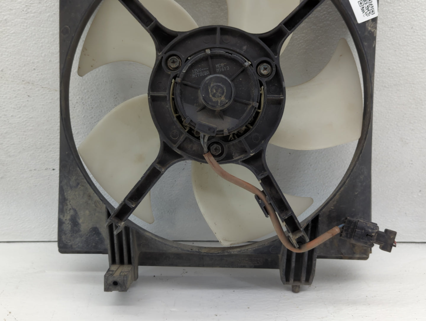 Subaru Forester Left Radiator Fan Motor Assembly Black - Oemusedautoparts1.com