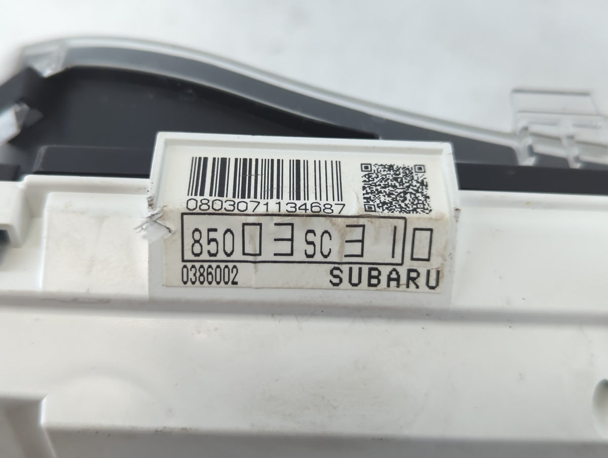 2011 Subaru Forester Instrument Cluster Speedometer Gauges P/N:85003SC310 Miles: Fits OEM Used Auto Parts - Oemusedautoparts