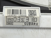 2011 Subaru Forester Instrument Cluster Speedometer Gauges P/N:85003SC310 Fits OEM Used Auto Parts - Oemusedautoparts1.com