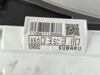 2011 Subaru Forester Instrument Cluster Speedometer Gauges P/N:0386002 85003SC310 Fits OEM Used Auto Parts - Oemusedautopart