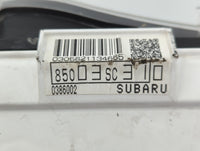 2011 Subaru Forester Instrument Cluster Speedometer Gauges P/N:8503SC310 Fits OEM Used Auto Parts - Oemusedautoparts1.com