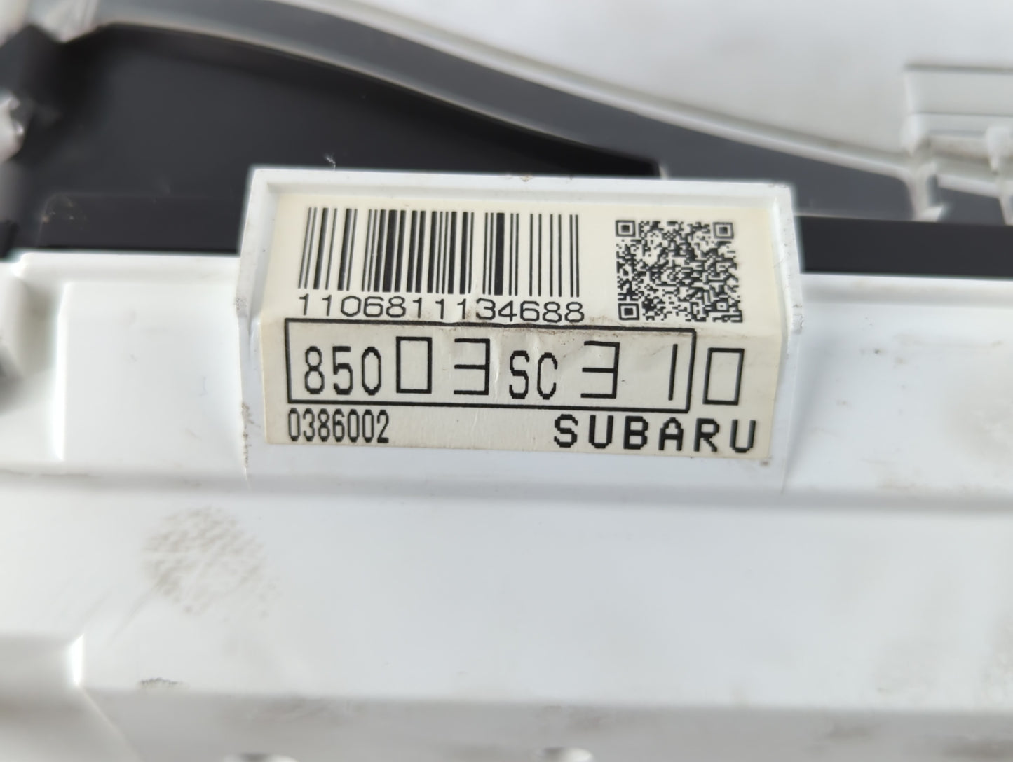 2011 Subaru Forester Instrument Cluster Speedometer Gauges P/N:1106811134688 0386002, 85003SC310 Fits OEM Used Auto Parts - 