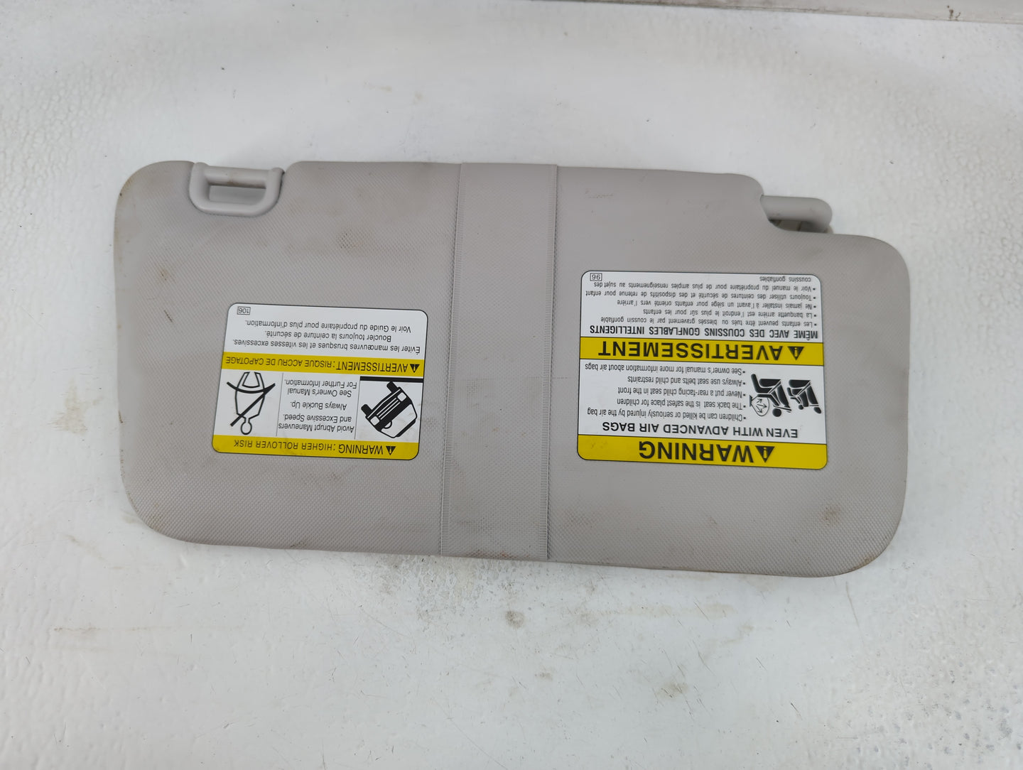2011 Subaru Forester Sun Visor Shade Replacement Driver Left Mirror Fits OEM Used Auto Parts - Oemusedautoparts1.com