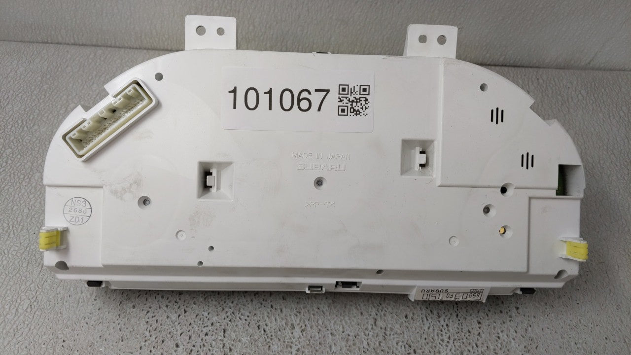 2010-2011 Subaru Impreza Instrument Cluster Speedometer Gauges P/N:85003FG750 Fits Fits 2010 2011 OEM Used Auto Parts - Oemu