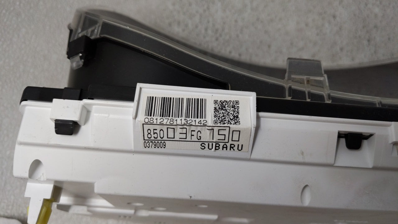 2010-2011 Subaru Impreza Instrument Cluster Speedometer Gauges P/N:85003FG750 Fits Fits 2010 2011 OEM Used Auto Parts - Oemu