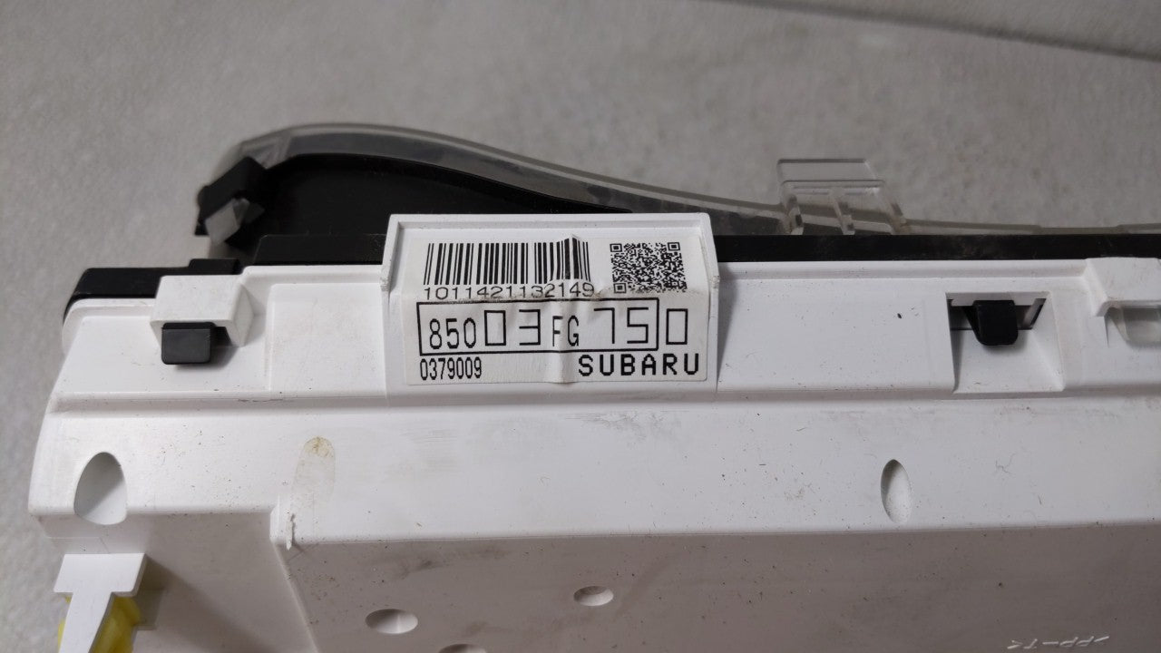 2010-2011 Subaru Impreza Instrument Cluster Speedometer Gauges P/N:85003FG750 Fits Fits 2010 2011 OEM Used Auto Parts - Oemu