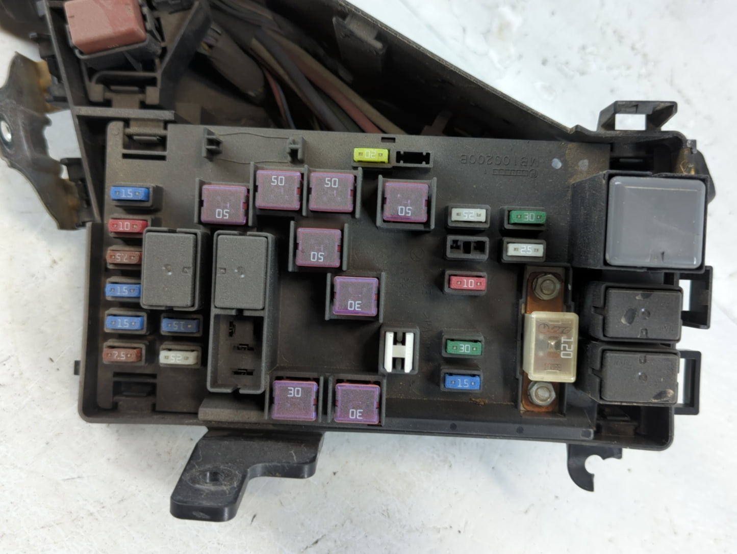2008-2011 Subaru Impreza Fusebox Fuse Box Panel Relay Module P/N:MB100200B Fits Fits 2008 2009 2010 2011 OEM Used Auto Parts