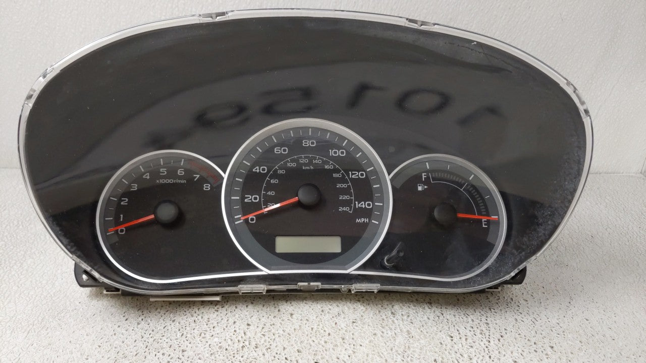 2010-2011 Subaru Impreza Instrument Cluster Speedometer Gauges P/N:85003FG750 85003FG750 Fits Fits 2010 2011 OEM Used Auto P