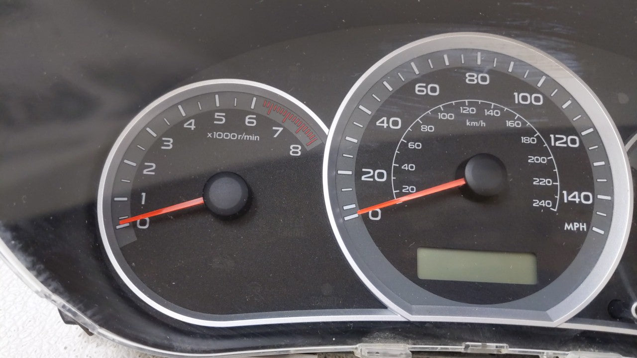 2010-2011 Subaru Impreza Instrument Cluster Speedometer Gauges P/N:85003FG750 85003FG750 Fits Fits 2010 2011 OEM Used Auto P