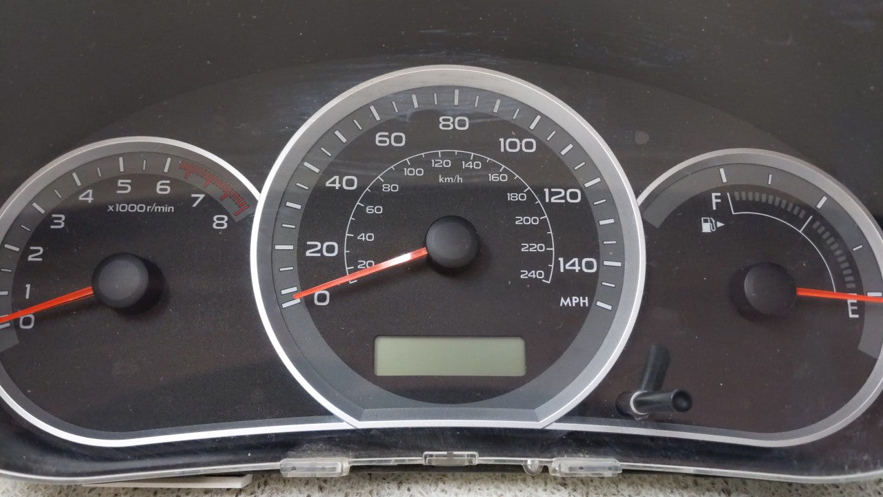 2010-2011 Subaru Impreza Instrument Cluster Speedometer Gauges P/N:85003FG750 85003FG750 Fits Fits 2010 2011 OEM Used Auto P