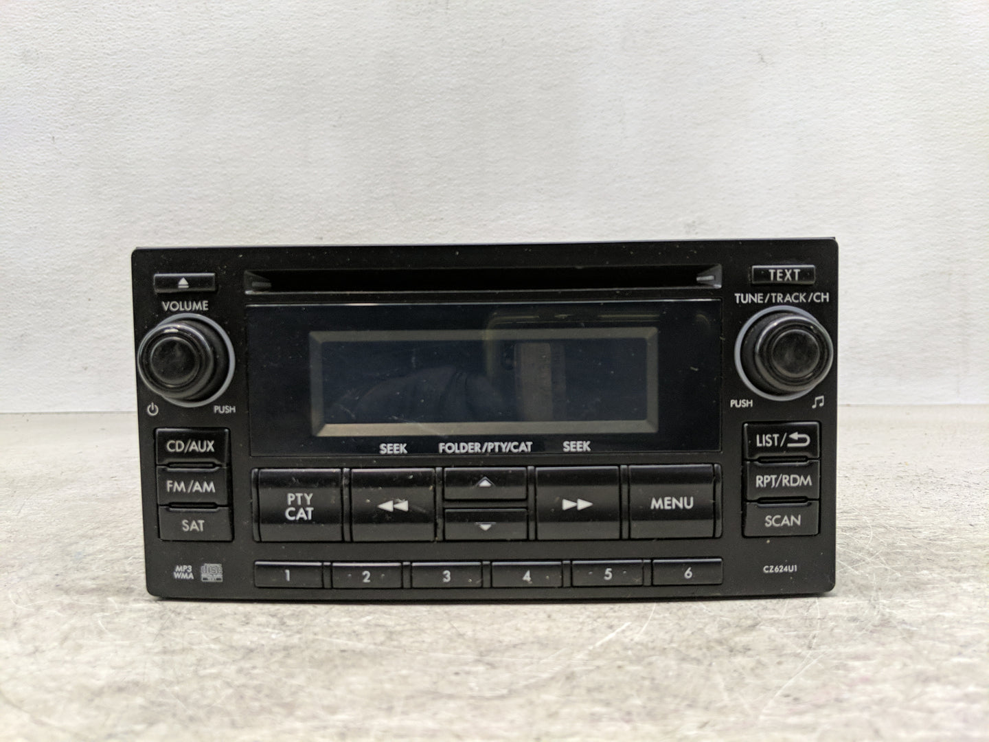2011-2014 Subaru Impreza Radio AM FM Cd Player Receiver Replacement P/N:86201FG620 Fits Fits 2011 2012 2013 2014 OEM Used Au