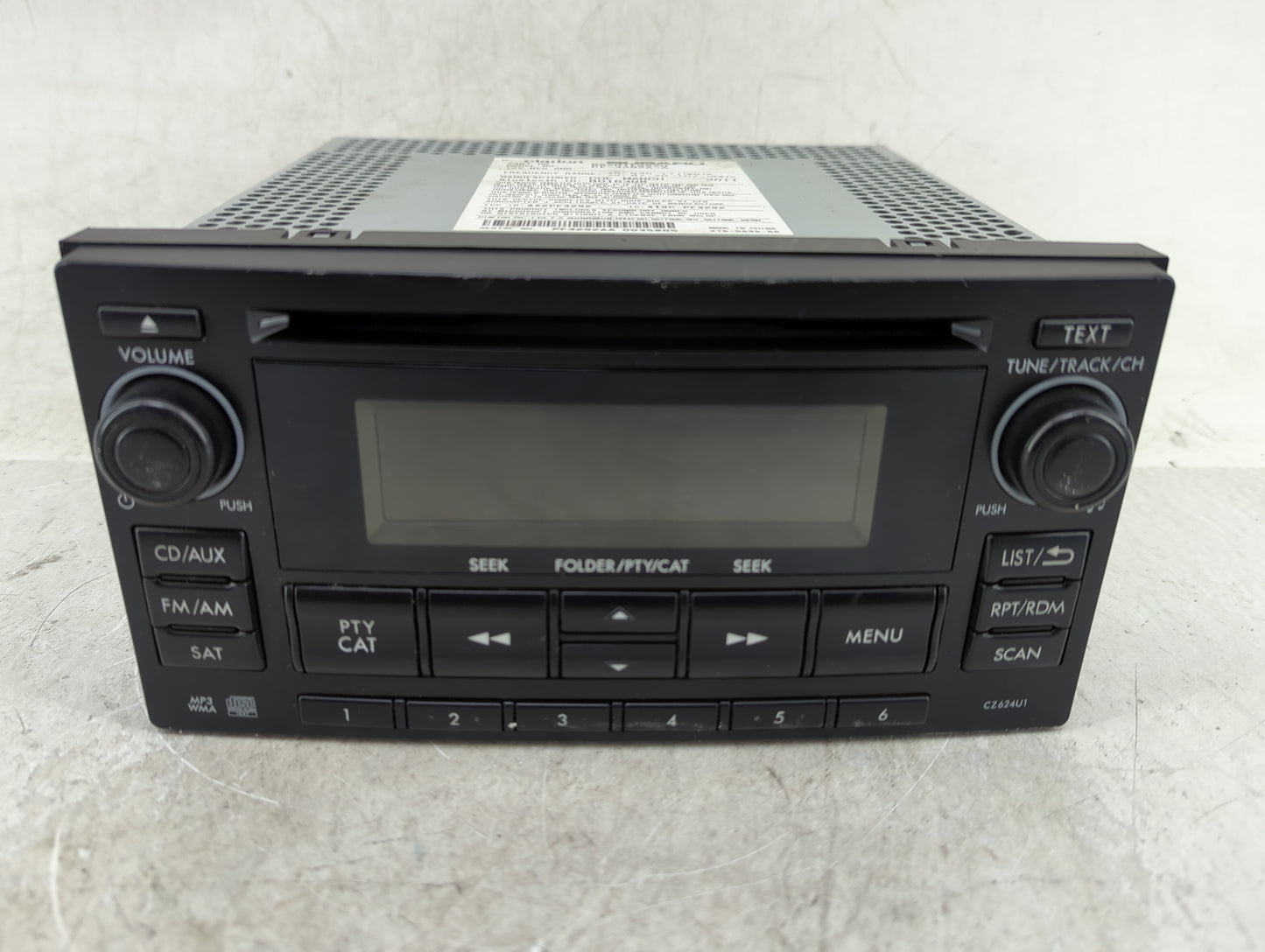 2008-2011 Subaru Impreza Radio AM FM Cd Player Receiver Replacement P/N:86201FG620 Fits Fits 2008 2009 2010 2011 OEM Used Au