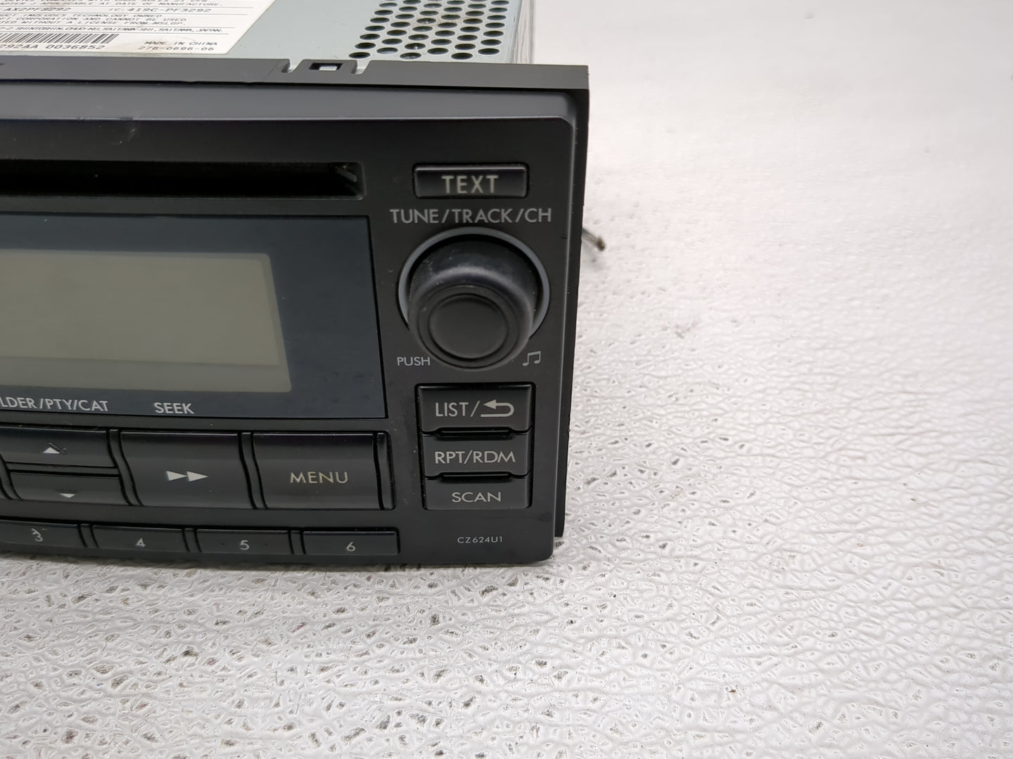 2008-2014 Subaru Impreza Radio AM FM Cd Player Receiver Replacement P/N:86201FG620 Fits Fits 2008 2009 2010 2011 2012 2013 2
