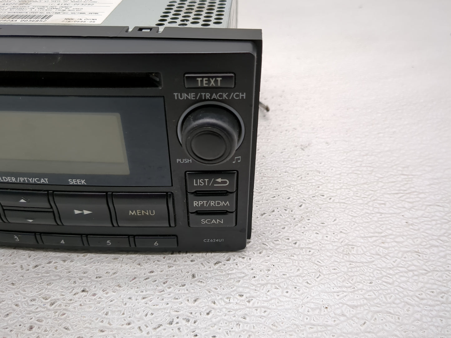 2008-2014 Subaru Impreza Radio AM FM Cd Player Receiver Replacement P/N:86201FG620 Fits Fits 2008 2009 2010 2011 2012 2013 2