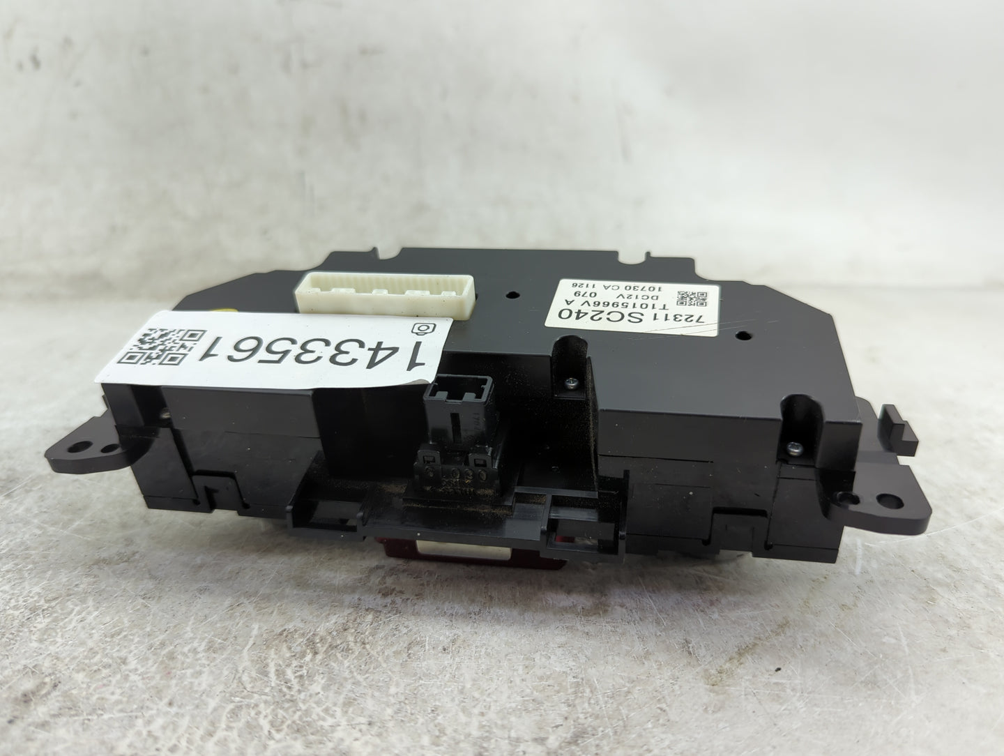 2011-2014 Subaru Impreza Climate Control Module Temperature AC/Heater Replacement P/N:72311SC240 T101596GV A Fits OEM Used A