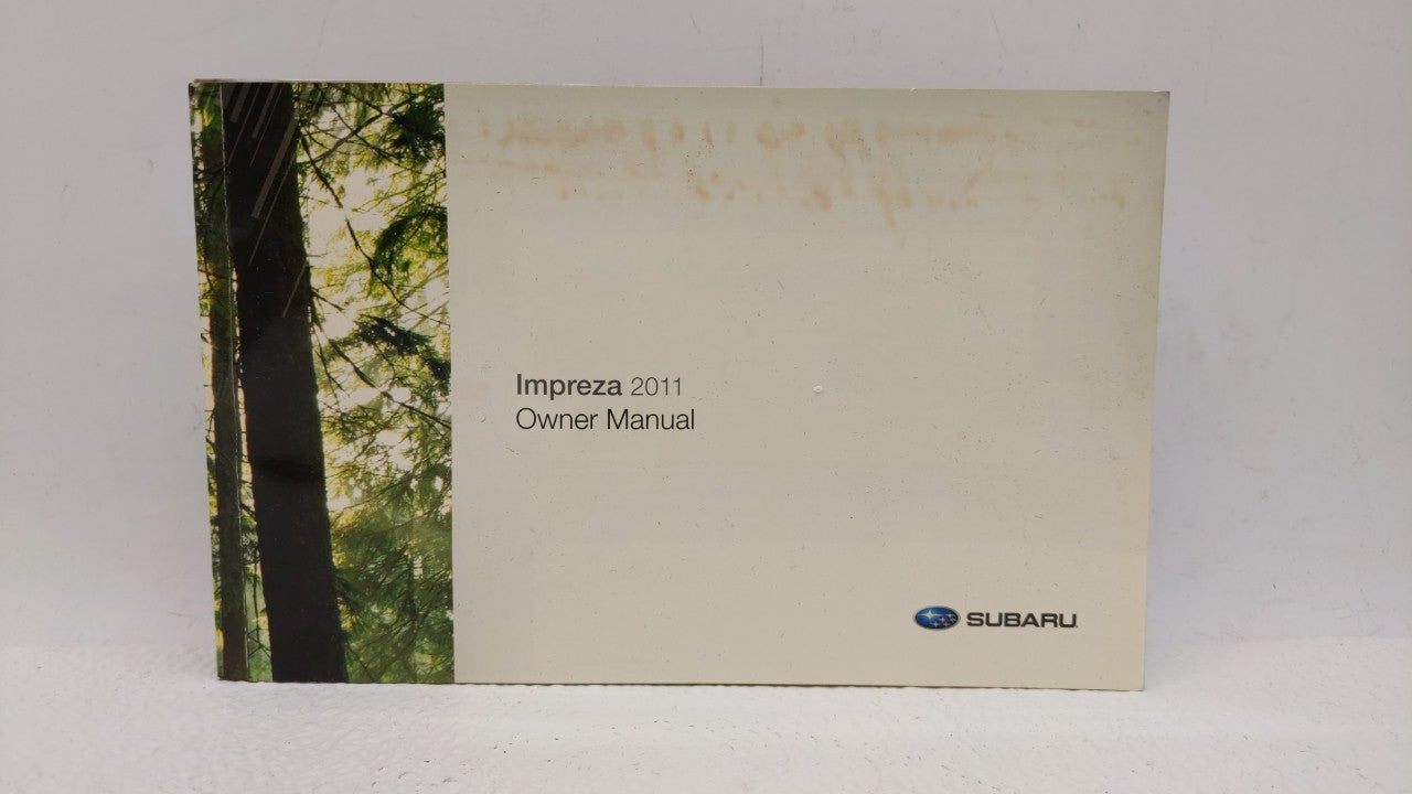 2011 Subaru Impreza Owners Manual Book Guide OEM Used Auto Parts - Oemusedautoparts1.com