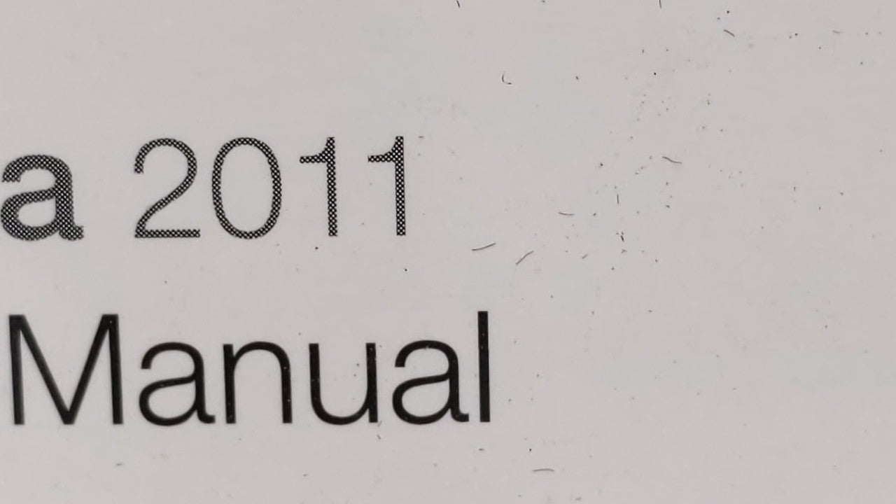 2011 Subaru Impreza Owners Manual Book Guide OEM Used Auto Parts - Oemusedautoparts1.com